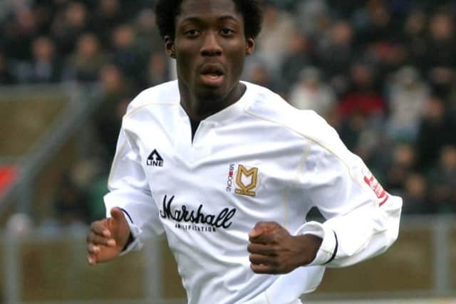 Kamara made 59 appearances for MK Dons