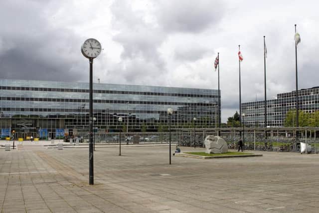 Station Square is a pinch point for buses in Milton Keynes