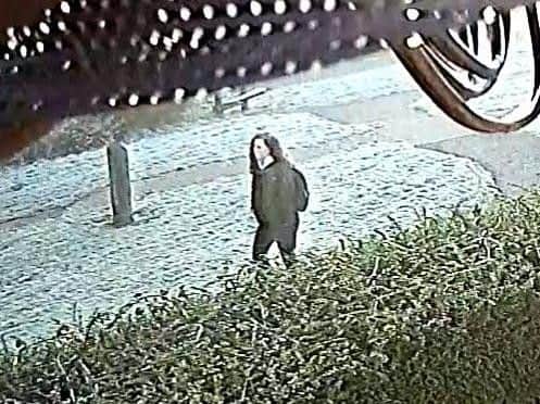 CCTV shows Leah the day she went missing