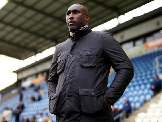 Macclesfield manager Sol Campbell