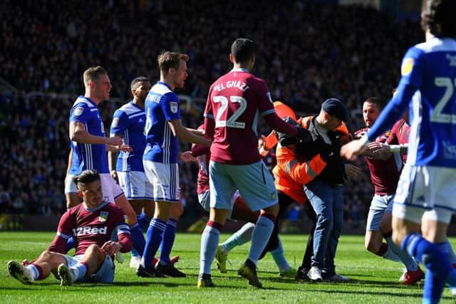 Jack Grealish was attacked by a Birmingham fan on Sunday