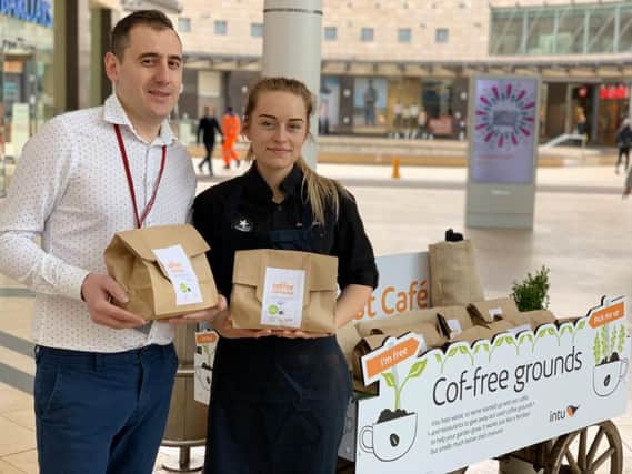 Free compost for gardeners in coffee ground-breaking scheme at intu Milton Keynes