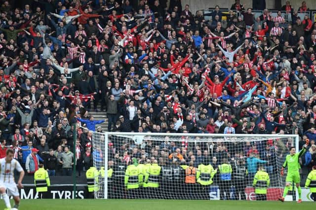 More than 5,500 Lincoln fans were at Stadium MK