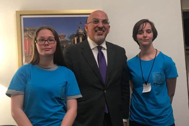 Girl Pack and Children and Families minister Nadhim Zahawi