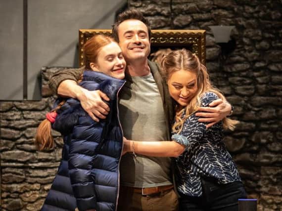 Persephone Swales-Dawson, Joe McFadden, Rita Simons in The House on Cold Hill. Picture: Helen Maybanks