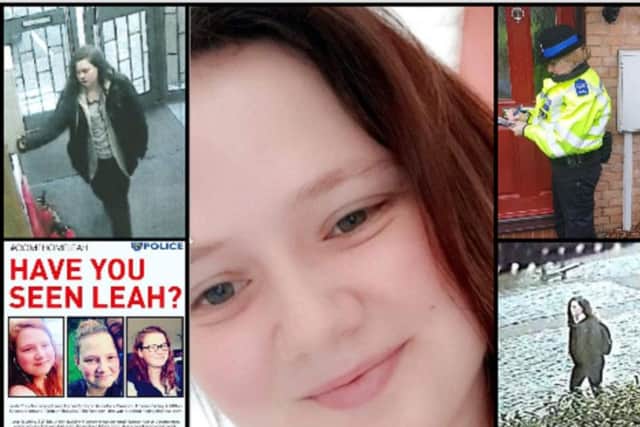 Leah has been missing for nearly 11 weeks