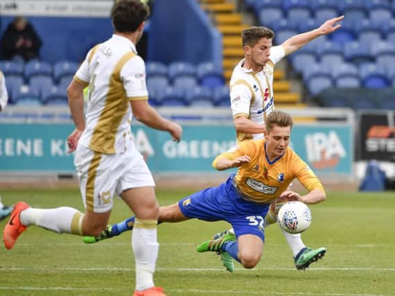 Jordan Houghton said he faces a talented Mansfield midfielder back in November