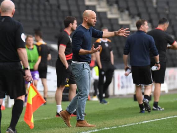 Paul Tisdale wants to nudge Dons in a different direction