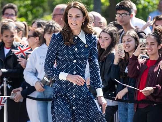 The Duchess of Cambridge during her visit to MK