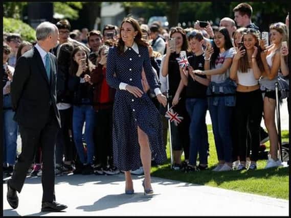 Kate Middleton visits Bletchley Park in Milton Keynes