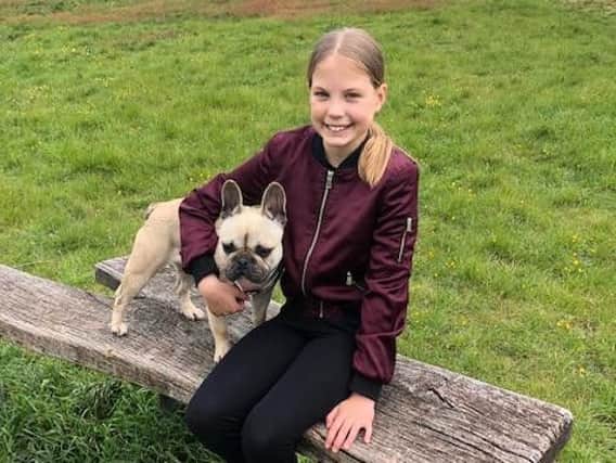 Madison Sissons is all smiles after being reunited with Roxy