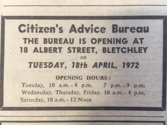 MK CAB advert from 1972