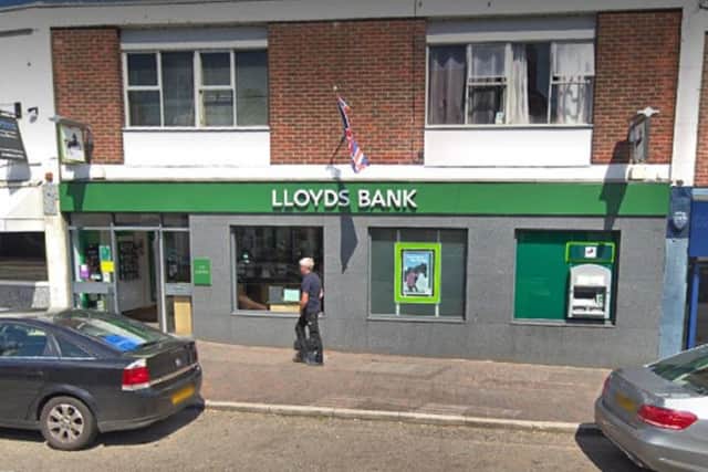 Lloyds Bank in Newport Pagnell