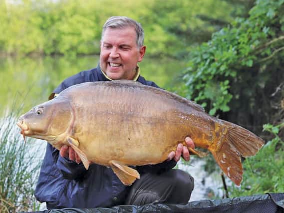 Paul Housego with his 44-2 French 'lady'