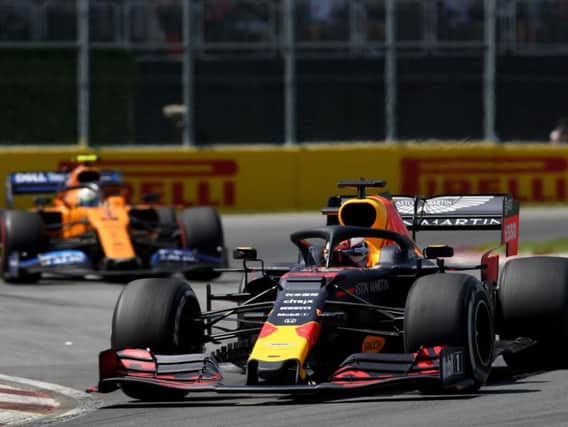 Verstappen had to fight through the field in Montreal