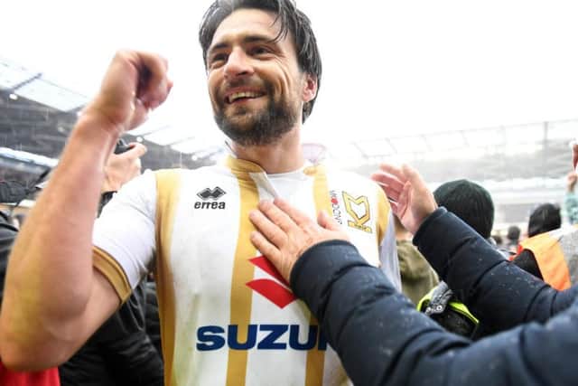 Russell Martin celebrates promotion