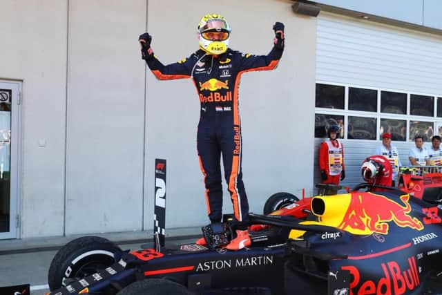 Max Verstappen won for MK-based Red Bull Racing at the last race in Austria