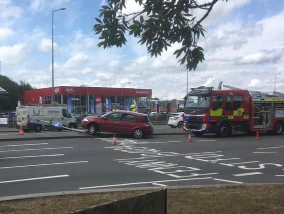 The accident at Roman Roundabout