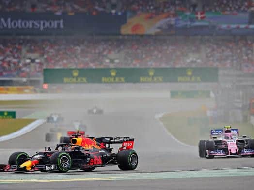 Verstappen out in front in Germany
