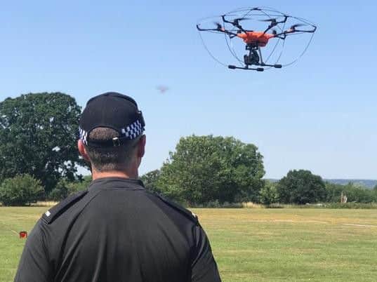 Police will be trialling the use of drones