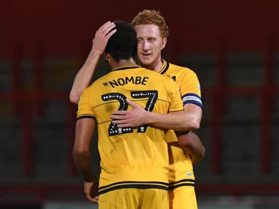 Dean Lewington with Sam Nombe