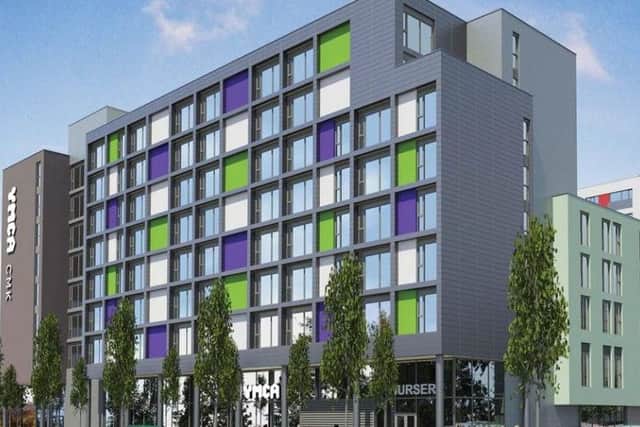 Artists' impression of new YMCA campus