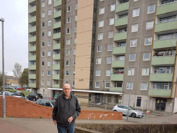Councillor Nigel Long at Mellish Court in MK