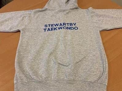 The back of the hoodie