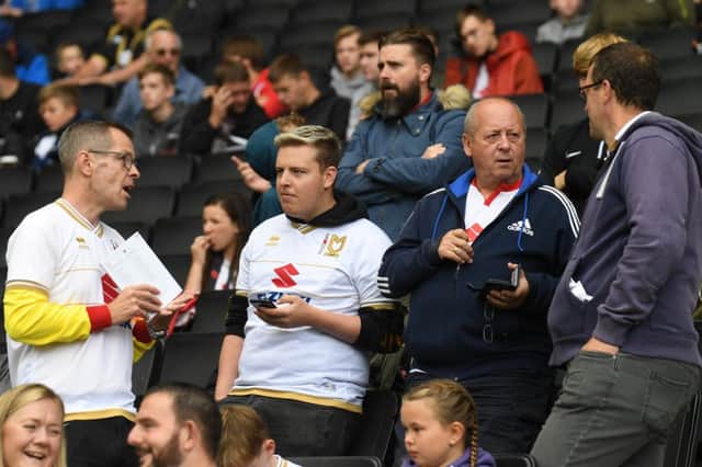 MK Dons fans