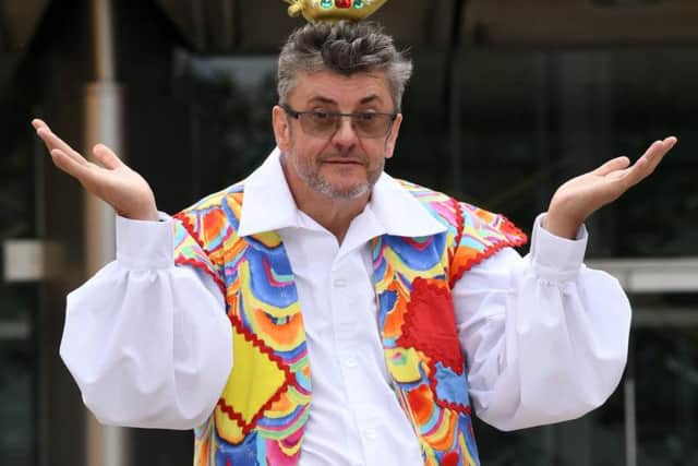 Comedian Joe Pasquale will be playing Aladdins hapless brother Wishee Washee