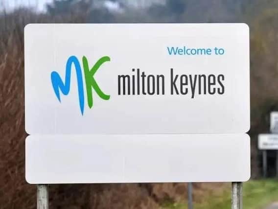 Milton Keynes signpost