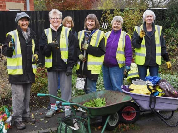 The Stony in Bloom volunteers are thrilled