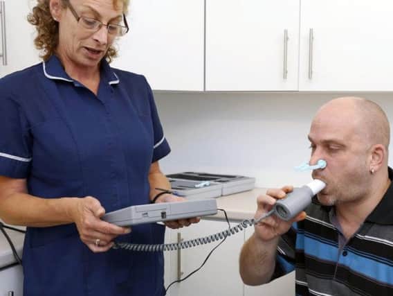 COPD makes breathing more difficult