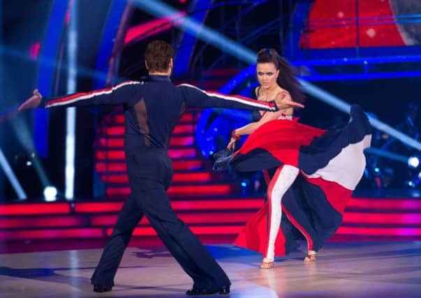 Victoria Pendleton on last year's Strictly Come Dancing