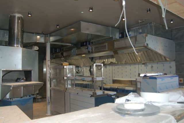 The Navigation Inn, in Cosgrove is undergoing at £1.5million refit. The kitchen.