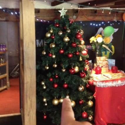 What's the point? The offending Christmas tree angered some customers