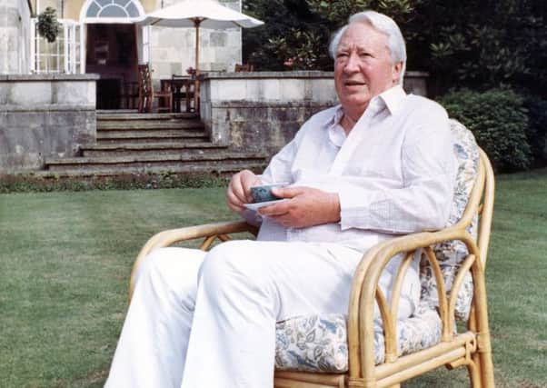 Sir Edward Heath pictured in 1989