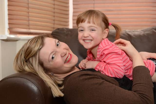 Helen Legh and daughter Matilda