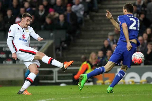 FA Cup fourth round. 
MK Dons V Chelsea. PNL-160131-191947002