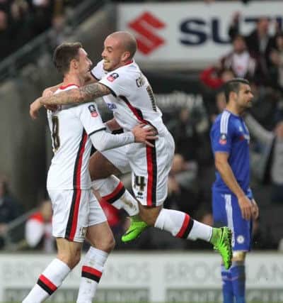 FA Cup fourth round. 
MK Dons V Chelsea. PNL-160131-191957002