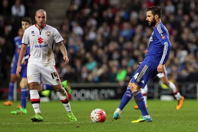 FA Cup fourth round. 
MK Dons V Chelsea. PNL-160131-192041002