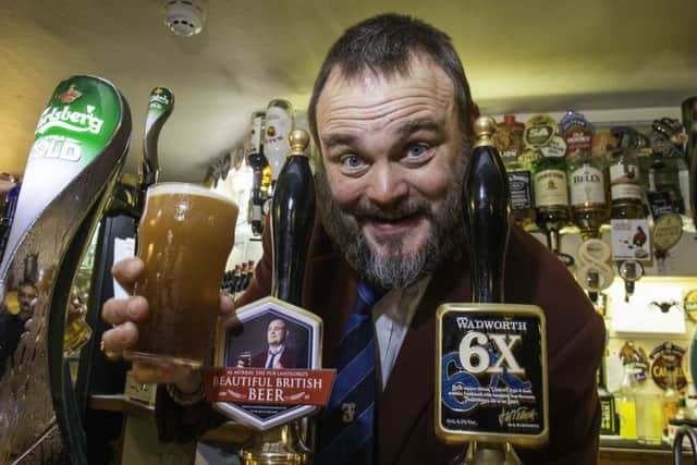 Al Murray visited The Red Lion on Friday
