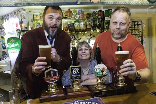 Al Murray visited The Red Lion on Friday