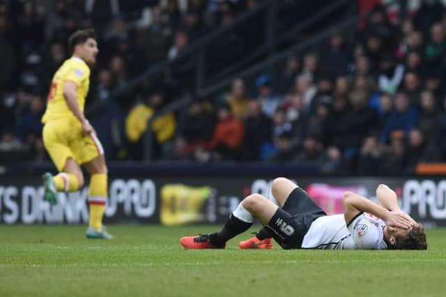 during the Sky Bet Championship match between Derby County and Milton Keynes Dons at the iPro Stadium, Derby, England on 13 February 2016. Photo by Jon Hobley. PNL-160213-225648002