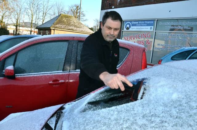 Police warn drivers not to leave their cars running while they defrost