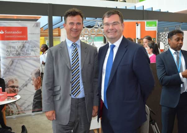 Defence Minister Mark Lancaster MP and Iain Stewart MP for MK South