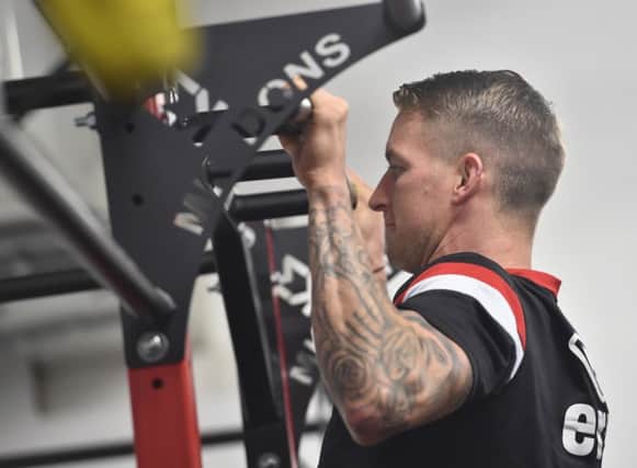 Carl Baker working towards returning to fitness