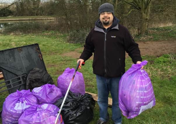 Young volunteers from the Ahmadiyya Muslim Youth Association Milton Keynes took part in Clean for the Queen at Oakridge Park and Stanton Low Park