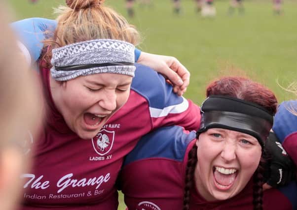 Gracie Matthews (left) from Bletchley Ladies Rugby