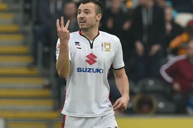 Milton Keynes Dons midfielder Antony Kay(6) during the Sky Bet Championship match between Hull City and Milton Keynes Dons at the KC Stadium, Kingston upon Hull, England on 12 March 2016. Photo by Ian Lyall. PNL-160313-162350002